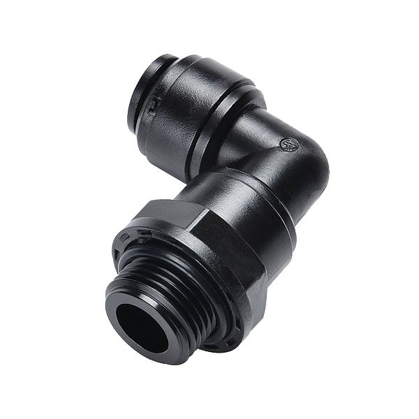 minuteur B-WEd-10-1/4-KU-H2O, raccord vissé coudé, en plastique, réglable sans pression, pour eau, UE : 10 pièces, 03080432