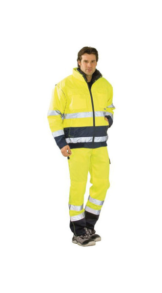 Veste confort haute visibilité Planam, jaune/marine, taille M, 2047048