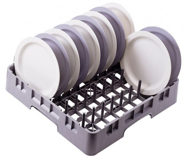Panier à plats Cambro Camrack® pour plateau et plateau Gris doux, SU: 6 pièces, PR59314151