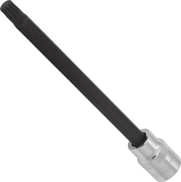Embout de tournevis VIGOR, carré creux 10 mm (3/8 pouce), profil cannelé interne XZN, M8, longueur : 133 mm, pour commande manuelle, V6123