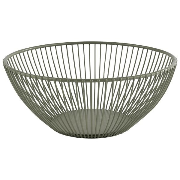 Panier APS -SVART- en vert fumée Ø 20 cm, hauteur : 8 cm, 30471