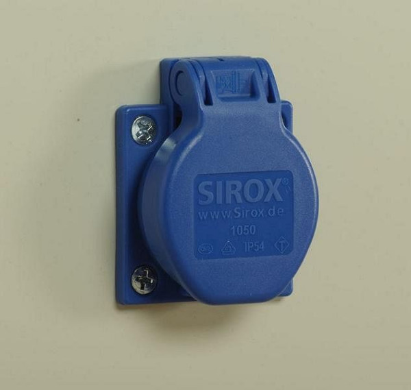 Prise KLW Schuko 220 volts, avec couvercle rabattable, 05/02201-V