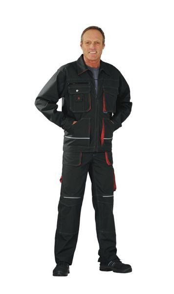 Veste avec ceinture Planam Basalt, anthracite/rouge, taille 24, 2810024