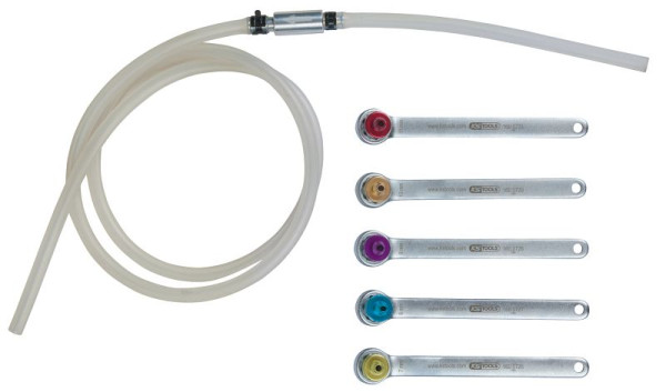 Jeu de clés de purge de frein KS Tools, 6 pièces, 160.0725