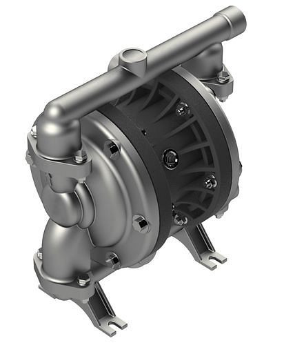 Pompe à air comprimé à double membrane DENIOS, ATEX, 1/2'', en acier inoxydable / EPDM-PP / PTFE, 287-118