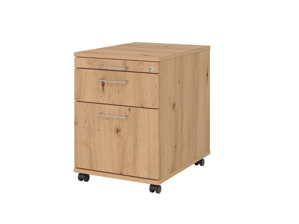 Conteneur roulant Hammerbacher 58cm, 1 tiroir, 1HR, serrure BS Asteich, VAC20/R/R/BS