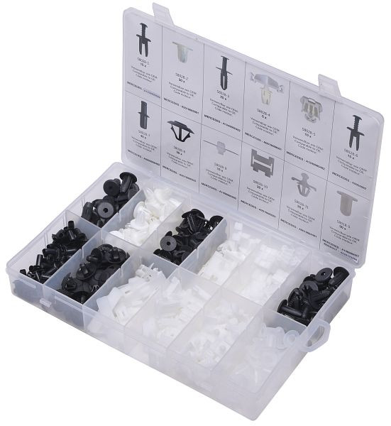 Assortiment de clips de fixation SW-Stahl, Mercedes-Benz, 270 pièces, S8028