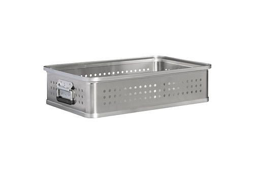 Boîte de transport DENIOS en aluminium, sans couvercle, taille 3-0, 305136