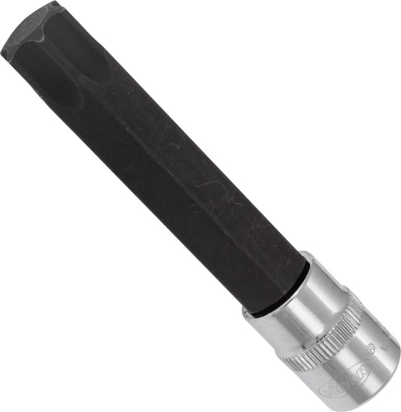 Embout de tournevis VIGOR TORX, carré creux 10 mm (3/8"), profil TORX interne, T70, longueur : 93 mm, pour fonctionnement manuel, V6093
