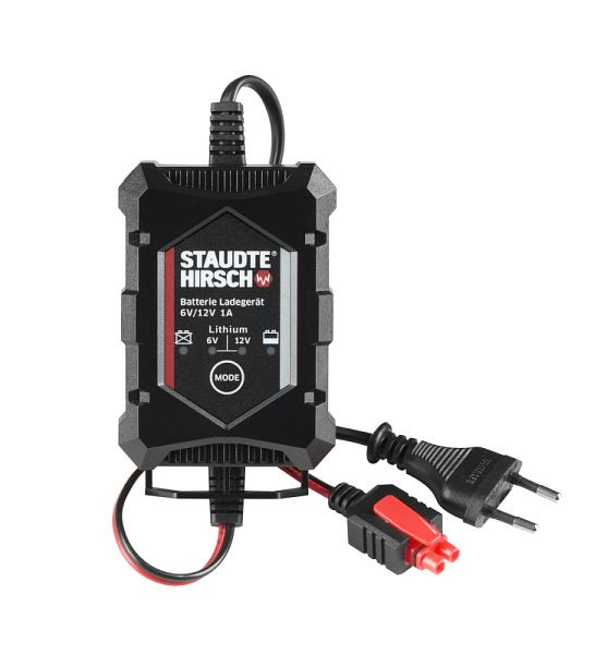 Chargeur de batterie Staudte Hirsch SH-3.120, 6 V/12 V, 1 A, 331200