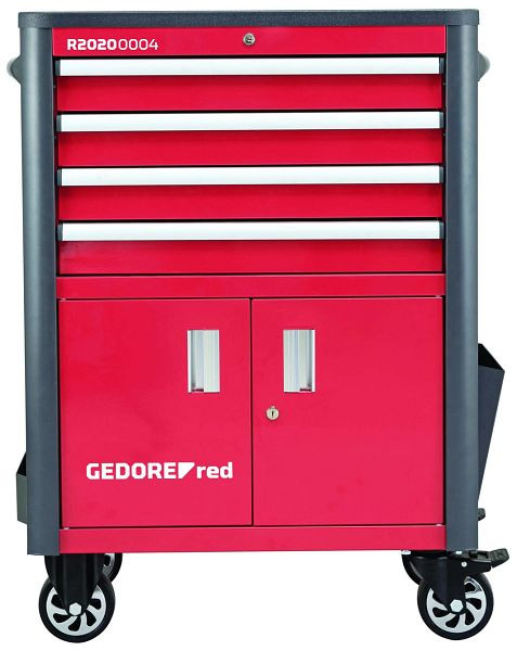 Desserte d'atelier GEDORE rouge WINGMAN 4 tiroirs 1034x724x470, 3301688