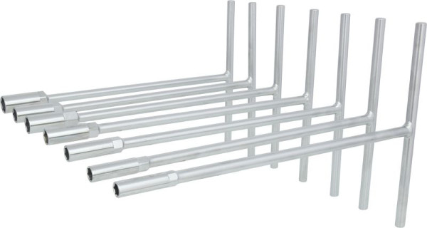 KS Tools Jeu de clés à douilles à poignée en T, 7 pièces, 8-14 mm, 517.1180