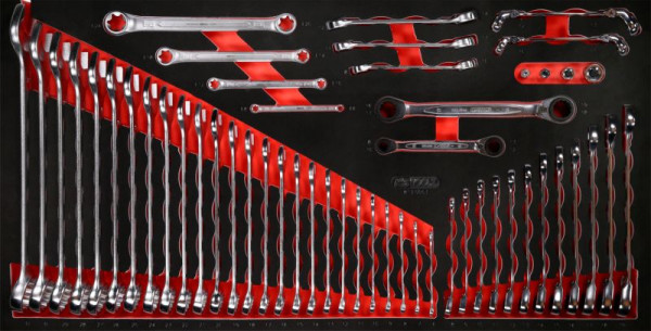 Jeu de clés KS Tools dans insert en mousse, 53 pièces, 813.0053