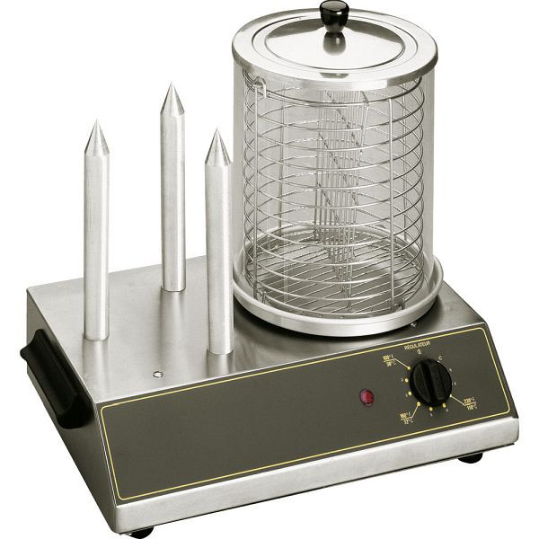 Appareil à hot dog ROLLER GRILL, jusqu'à 40 saucisses, dimensions 440 x 300 x 400 mm (LxPxH), KE1001650
