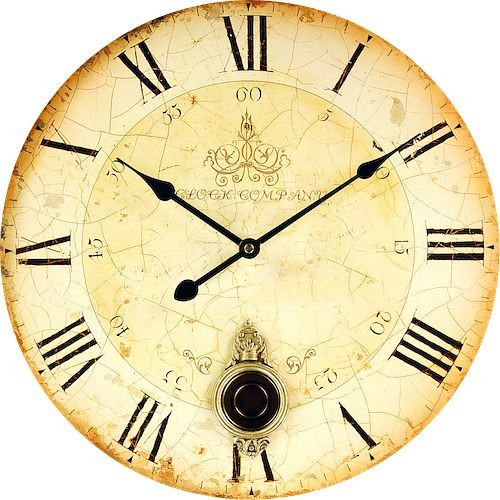 Horloge murale à quartz Technoline "Clock Company", matériau MDF, dimensions: Ø 35 cm, WT 1021