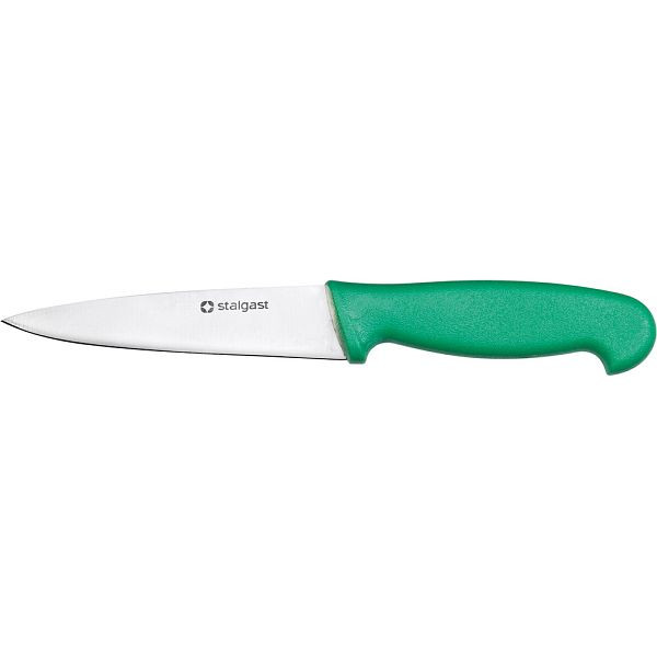 Couteau d'office Stalgast, HACCP, manche vert, lame inox 10,5 cm, MS0992105