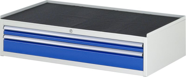 Armoire à tiroirs RAU série 7000, L1145xP650xH285mm, tiroirs : 1xH60, 1xH120mm, support métallique, 03-XXL1.1A-MT.11
