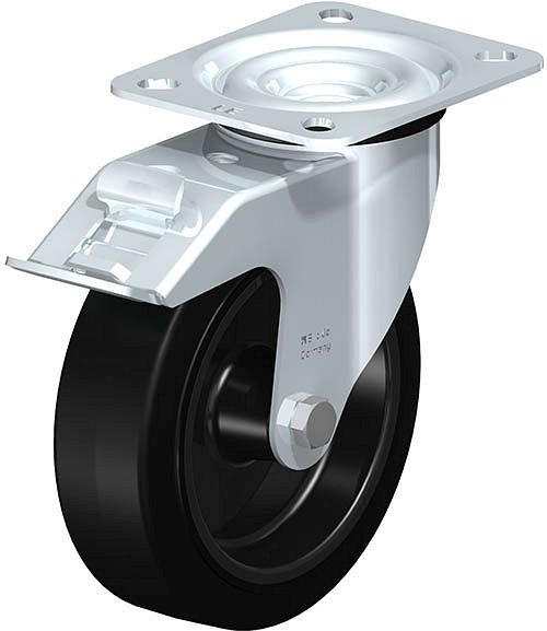 Bedrunka+Hirth roulette pivotante avec frein Ø 125 mm, armoires à tiroirs mobiles T736, 04ST736LF125