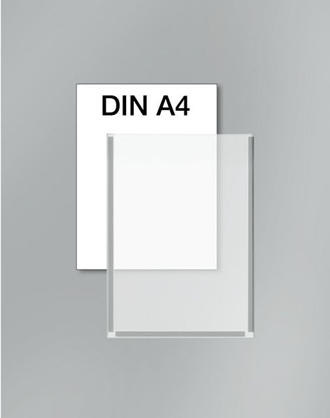 Kerkmann pochette pour affiches DIN A4, L 210 x P 3 x H 297 mm, transparent, lot de 2, 44691400