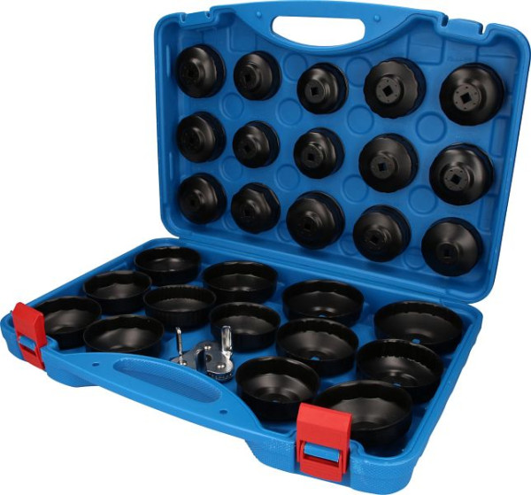Brilliant Tools Jeu de 30 clés pour filtre à huile BT711050