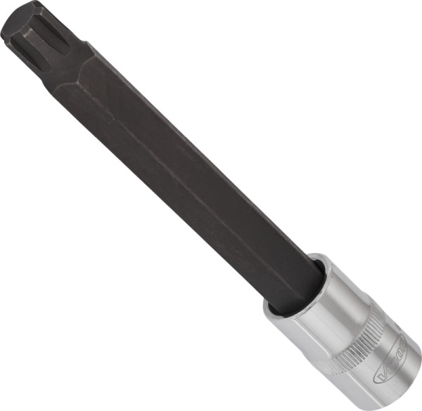 Embout de tournevis VIGOR RIBE, carré creux 12,5 mm (1/2 pouce), profil à coin interne Ribe-CV, M13, longueur : 140 mm, V2225