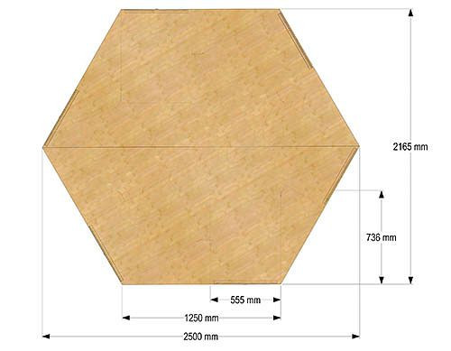 Bedrunka+Hirth Plan de travail à 6 angles, 03.15.66A