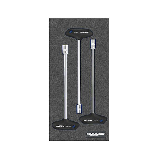 Module d'outils MATADOR : Clé à douille à manche en T, 1/3 : 193 x 390 mm, 8164 4671
