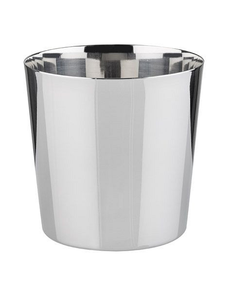 Seau / tasse de service APS, Ø 8,5 cm, hauteur : 8,5 cm, acier inoxydable, 0,35 litre, -SNACK HOLDER-, 40606
