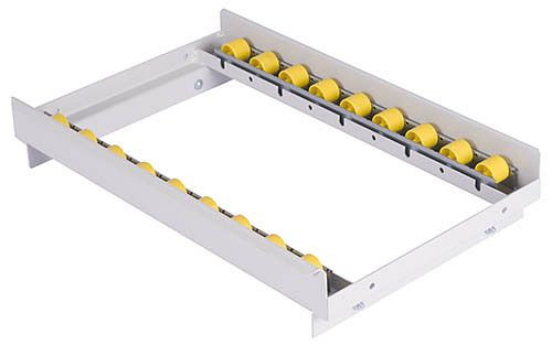 Rail à rouleaux Bedrunka+Hirth, dimensions en mm (LxP) : 500 x 300, 07.8650.300