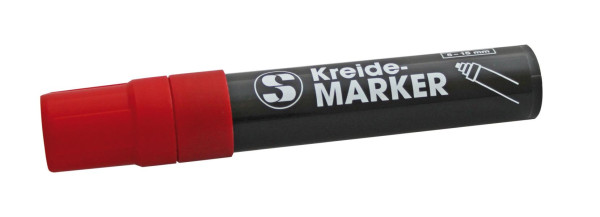 Stylo craie Schneider 15 mm, couleur rouge, épaisseur d'écriture : 5-15 mm, 198915