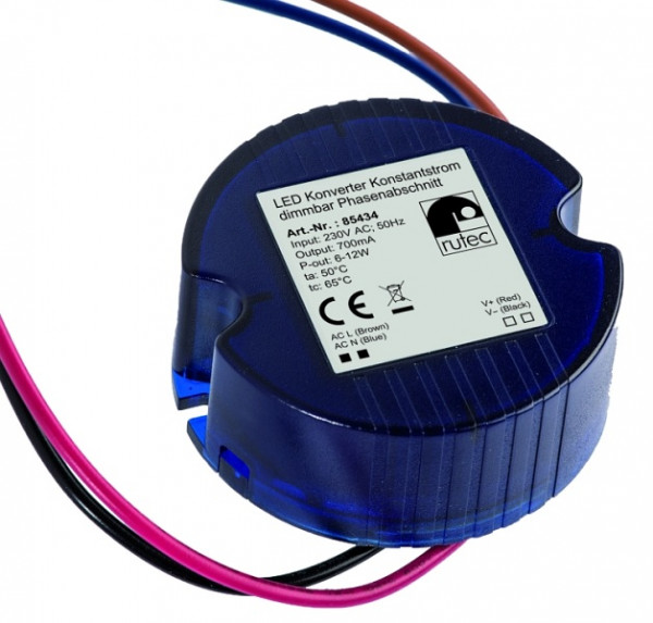 rutec Projekt 700mA 6W - Convertisseur de courant constant 12W dimmable, PHE434
