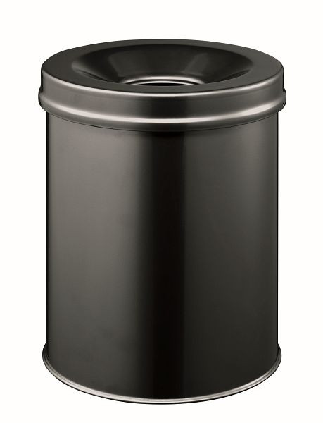 Corbeille à papier DURABLE Safe rond 15, noir, 330501