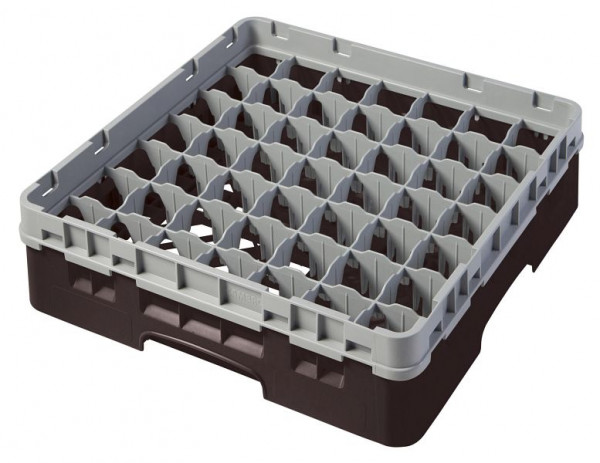Panier de lavage Cambro 49 compartiments Camrack® 9,2 cm Marron, Pk: 5 pièces, 49S318167
