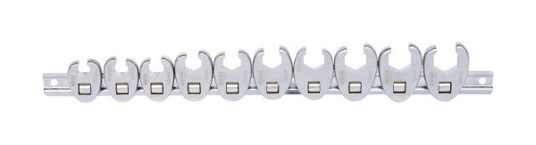 KS Tools Jeu de clés à douille hexagonales 3/8", 10 pièces, 913.3800