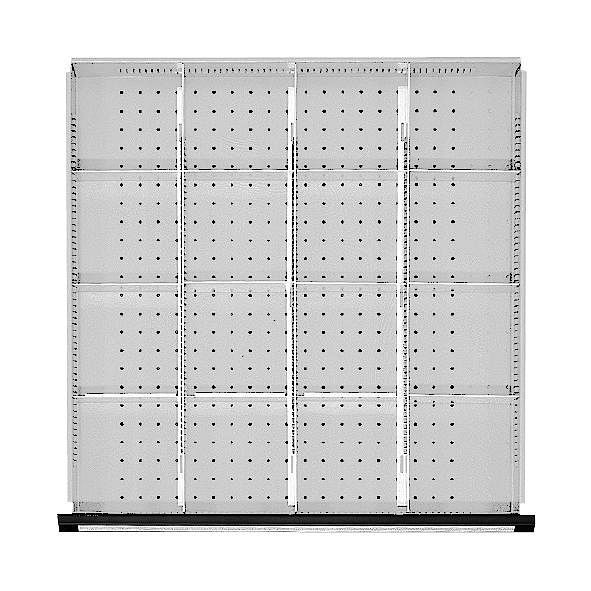 Ensemble de division de tiroir ANKE; pour tiroir 600 x 600 mm (LxP); 1/4 division