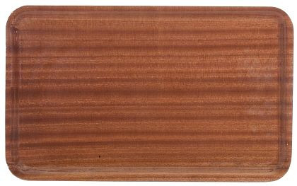 Plateau en bois Contacto GN 1/1, antidérapant, coloris : acajou, 3504/001