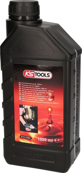 KS Tools huile pour outils à air comprimé, 1000 ml, 515.3362