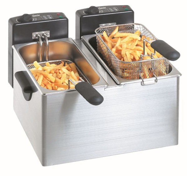 Friteuse double Bartscher "MINI III" 2x4 l, A165112
