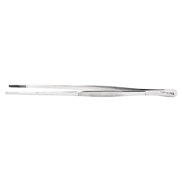 Clifton Food Range Micro Pince à épiler à pointe étroite en acier inoxydable 30 cm, CC164