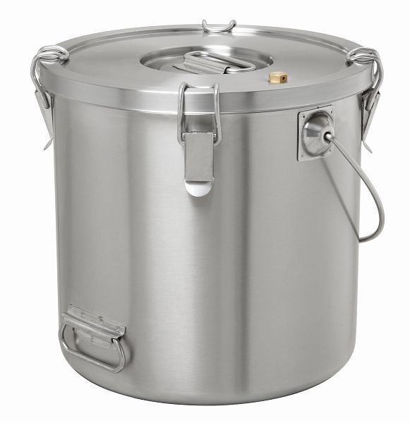 Bartscher Thermo conteneur de transport 20 l, acier chrome-nickel, 100080