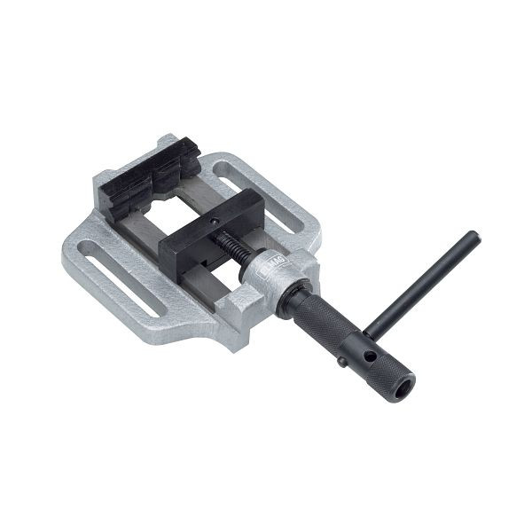 Etau machine ELMAG PROFI 3'/75 mm, avec mors prismatique, portée 82mm, 16080