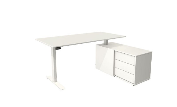 Kerkmann poste de travail complet Move 1, blanc/blanc, 10215910
