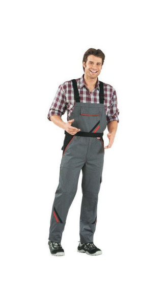 Salopette Planam Highline, ardoise/noir/rouge, taille 29, 2332029