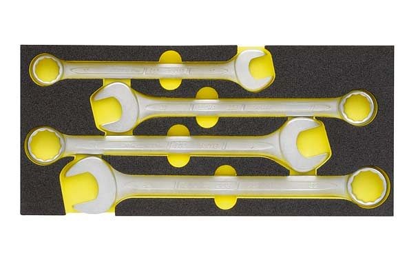 ELORA Jeu de clés mixtes, coudées, 4 pièces, OMS-22, 0000412201000