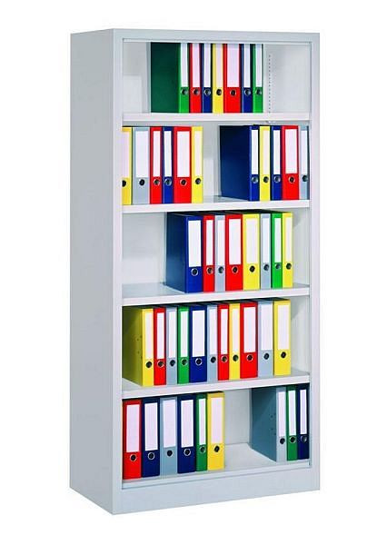 Armoire à double porte Pavoy 1950/500/1000, sans portes, étagères enduites de poudre, 31310-100-581-905