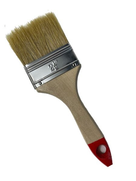 VaGo-Tools Pinceau à vernis, glaçure, pinceau de peintre, pinceau plat, soies de Chine, 63mm, UE : 6 pièces, 190-025-6_vx