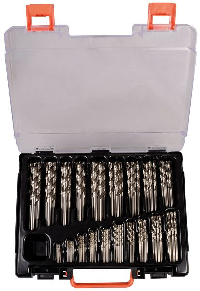 Chargeur de perceuse Projahn plastique HSS-G 170 pièces 1-10 / 0,5 mm ECO, 67615