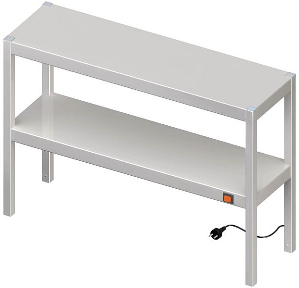 Pont thermique Stalgast 2 étages 800x400x700 mm avec radiateurs infrarouges en céramique, VWE08401