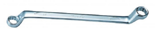 Clé polygonale double Boxo, coudée profonde, 75° - 6x7 mm, WR1730-0607