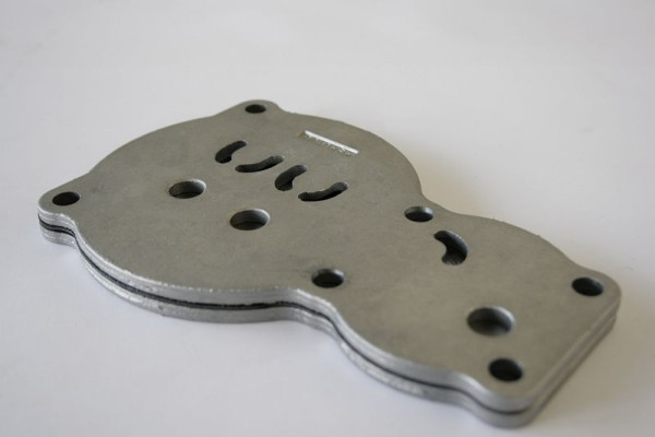 Plaque de soupape ELMAG complète (006) pour unité B 4900 (MEISTER 600), avec joint intermédiaire, 9100654